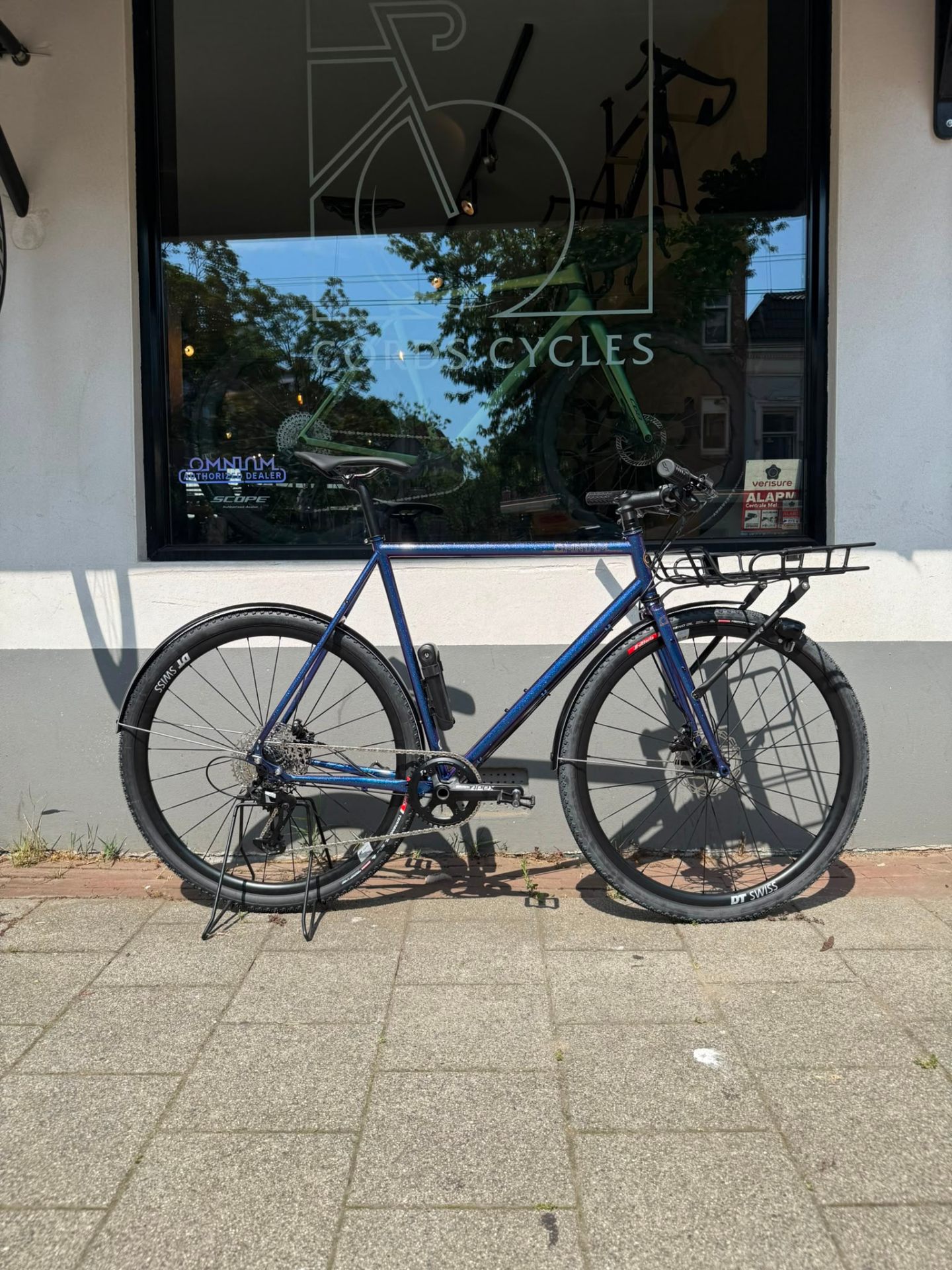 Retro MTB zijaanzicht